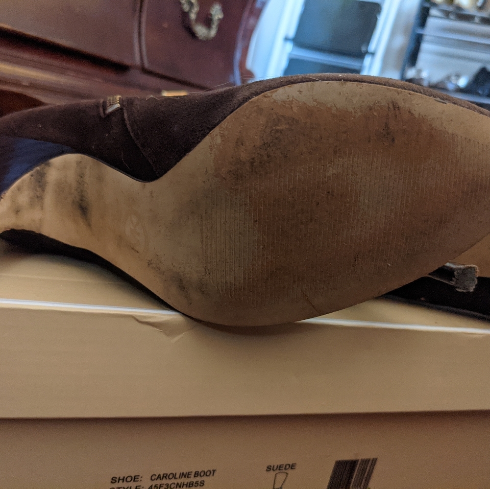 Michael Kors Brown Caroline Coffee Boots (8) - Picture 3 of 4